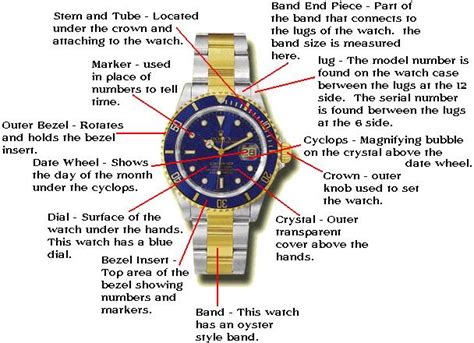 rolex refinishing watch case|Rolex watch parts diagram.